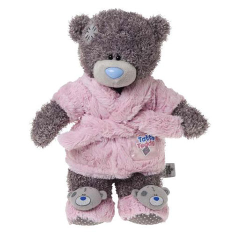 Tatty Teddy Me to You Bear Pink Fluffy Slippers Extra Image 1